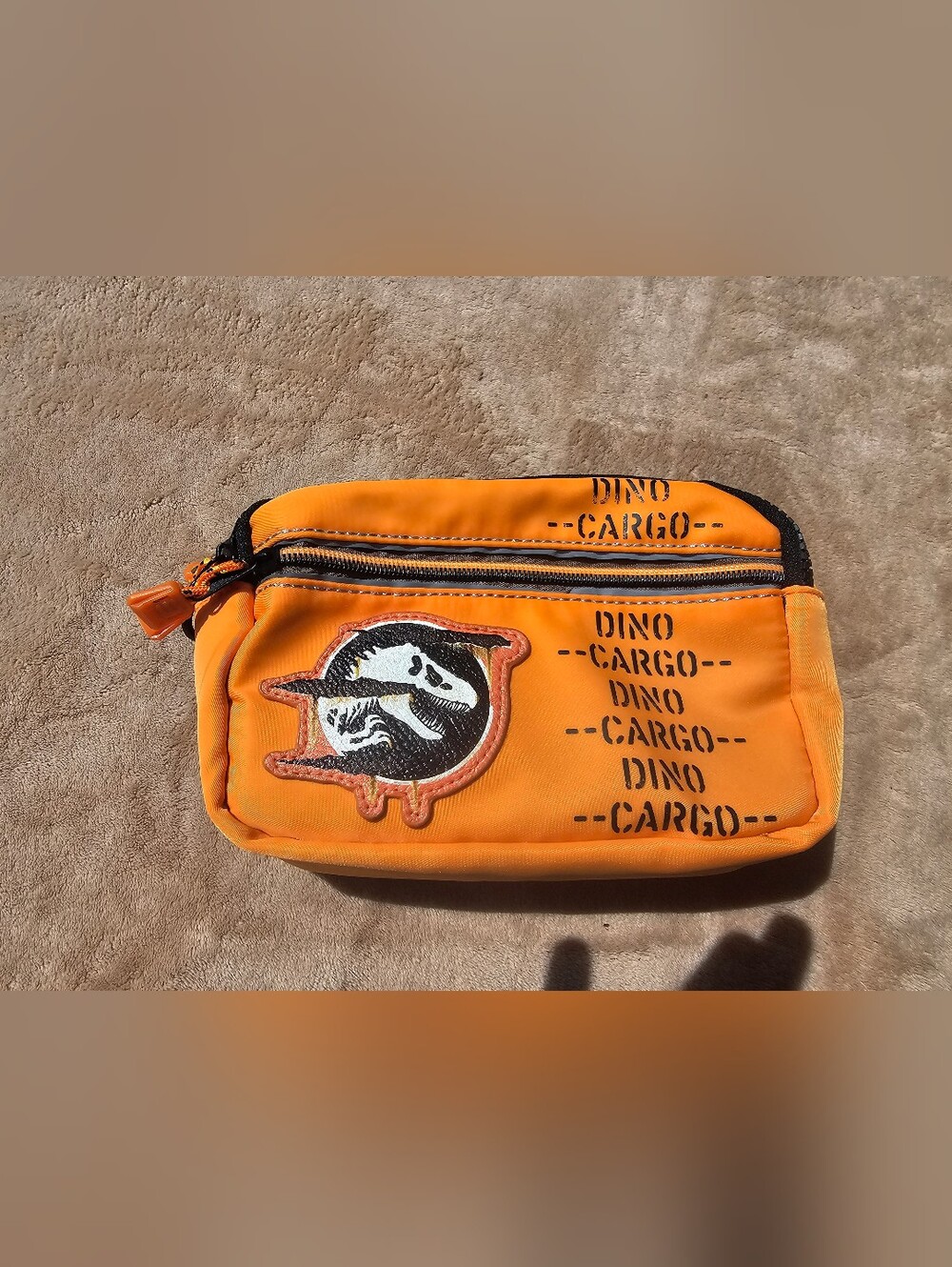 Jurassic World Orange Fanny Pack Cargo Waist Bag Or Shoulder Bag